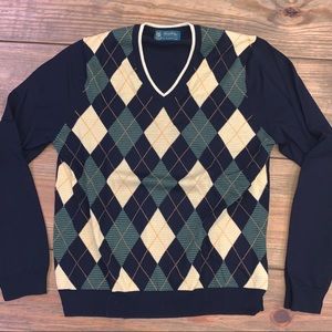 Brooks Brothers Merino Will Argyle Sweater